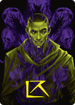 Kaito, Bane of Nightmares Art Card (Gold-Stamped Signature) [Duskmourn: House of Horror Art Series]-1