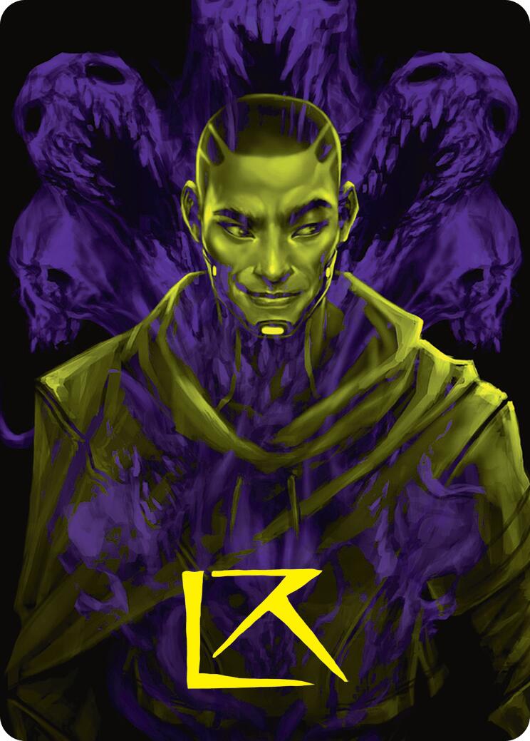 Kaito, Bane of Nightmares Art Card (Gold-Stamped Signature) [Duskmourn: House of Horror Art Series]-1