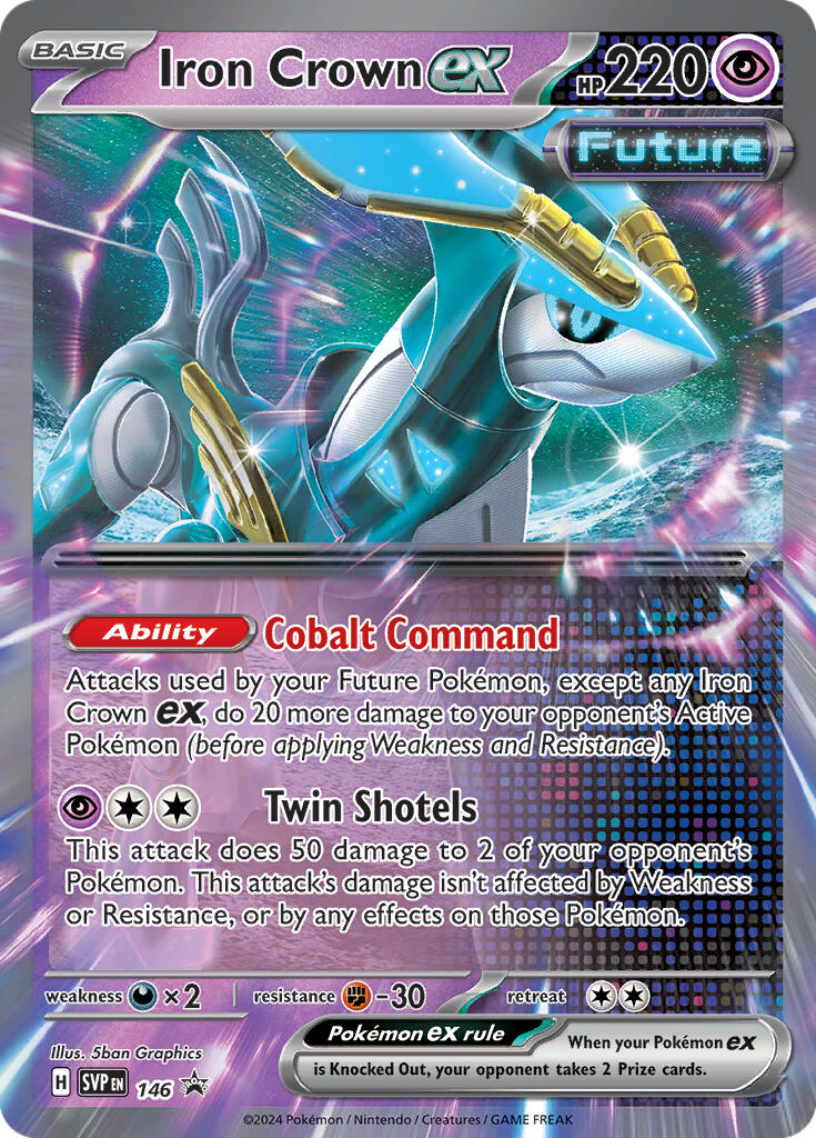 Iron Crown ex (146) [Scarlet & Violet: Black Star Promos]-1