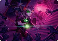 Nashi, Searcher in the Dark Art Card (21/54) [Duskmourn: House of Horror Art Series]-1