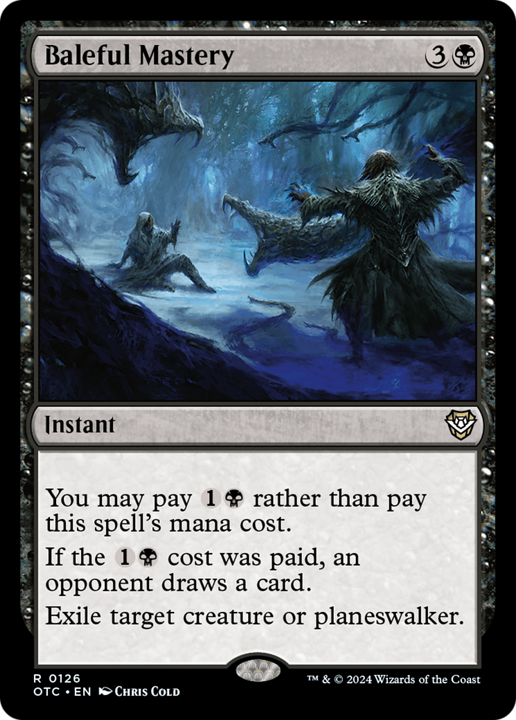 Baleful Mastery [Outlaws of Thunder Junction Commander]-1