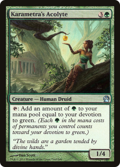 Karametra's Acolyte (Gift Box) [Theros Promos]-1