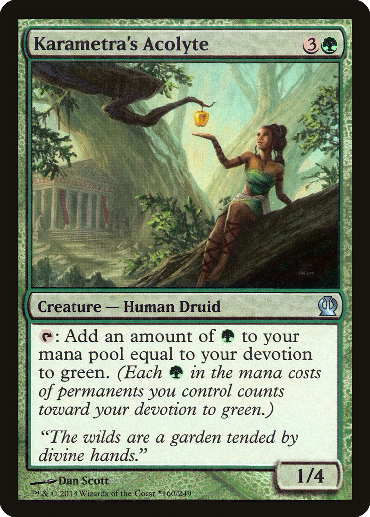 Karametra's Acolyte (Gift Box) [Theros Promos]-1