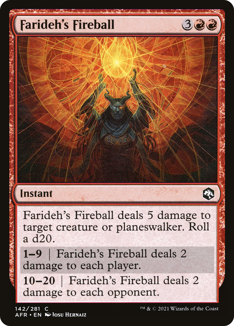 Farideh's Fireball [Dungeons & Dragons: Adventures in the Forgotten Realms]-1