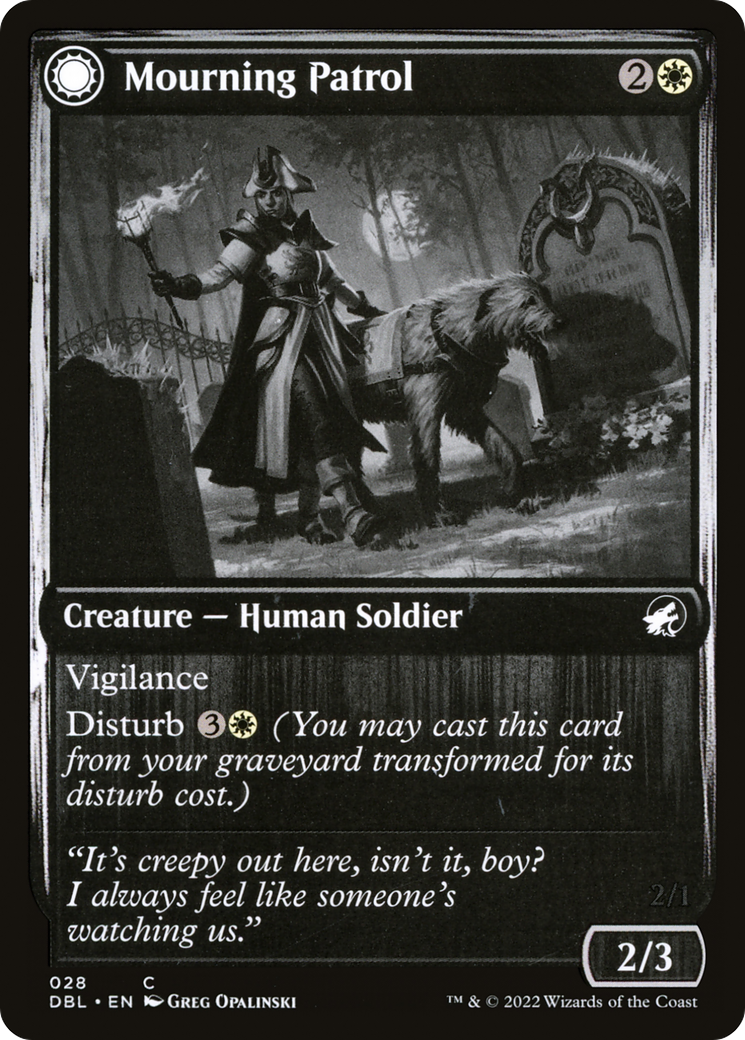 Mourning Patrol // Morning Apparition [Innistrad: Double Feature]-3