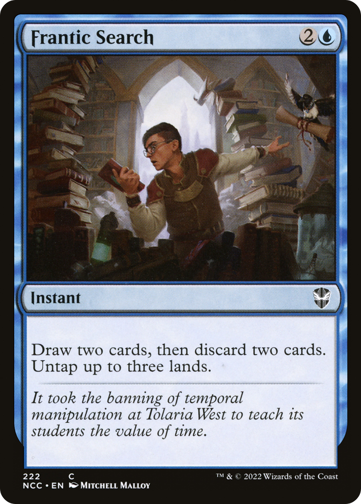 Frantic Search [Streets of New Capenna Commander]-1