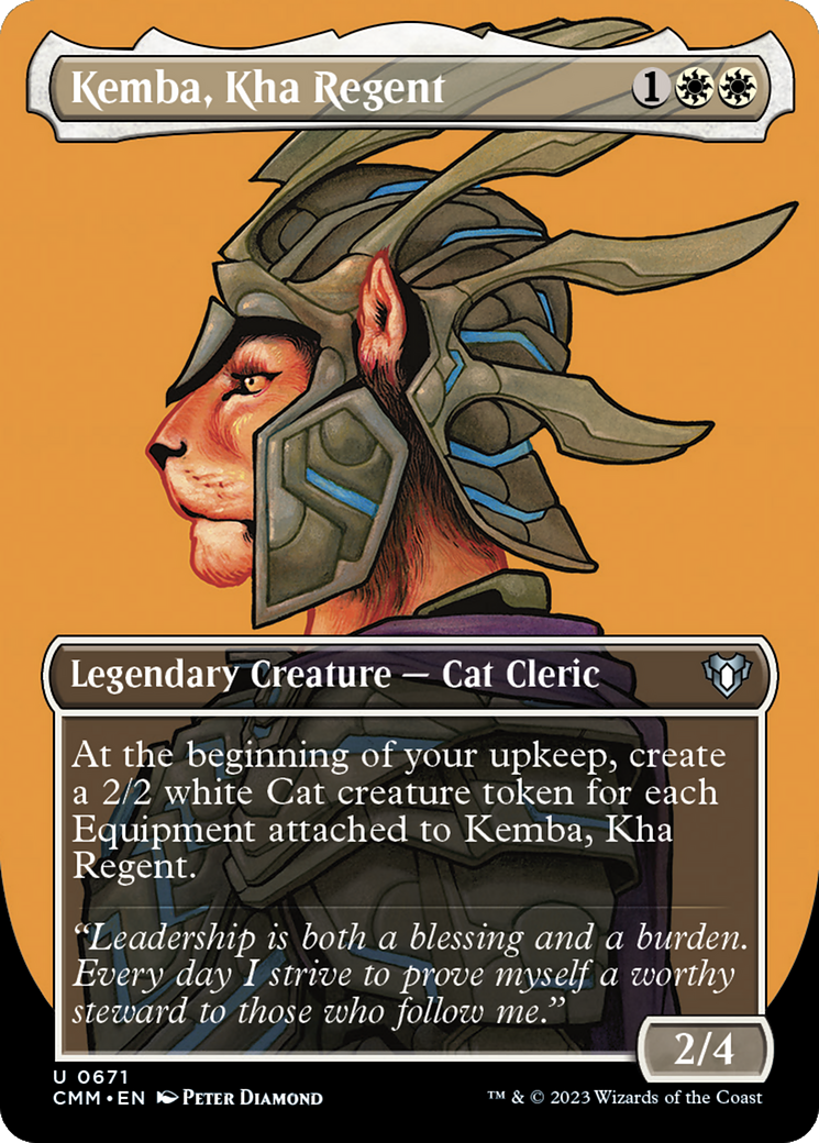 Kemba, Kha Regent (Borderless Profile) [Commander Masters]-1