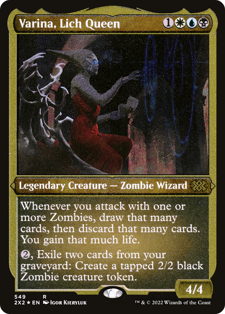 Varina, Lich Queen (Foil Etched) (2X2-549) - Double Masters 2022 Foil-1