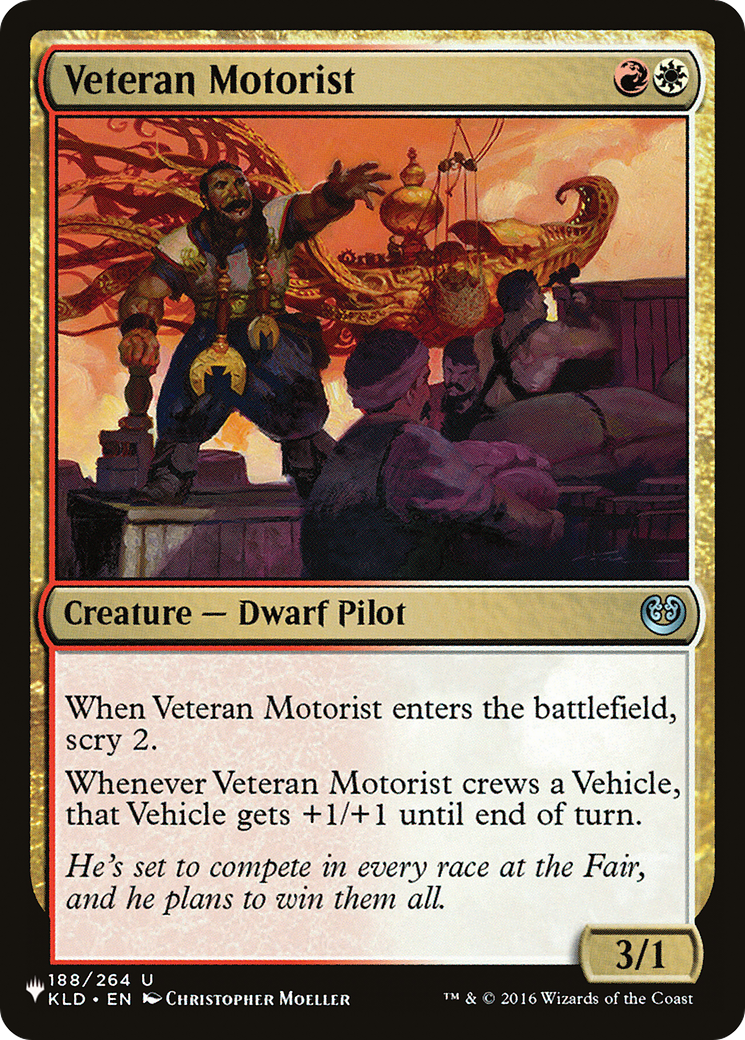 Veteran Motorist (LIST-KLD-188) - The List-1