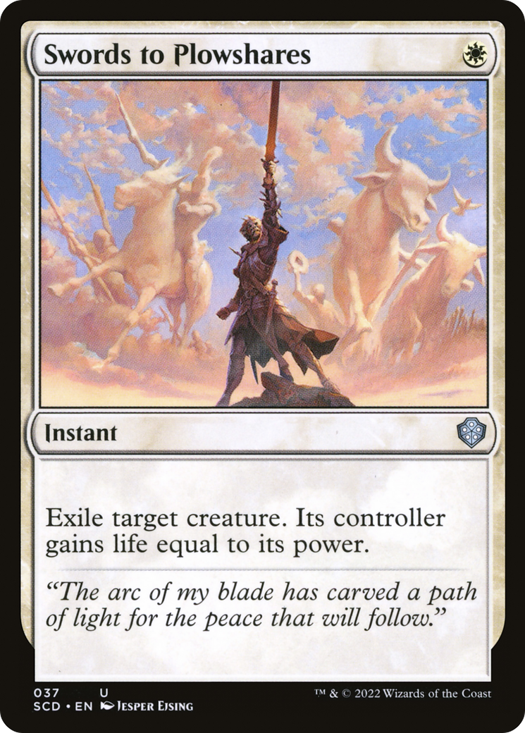 Swords to Plowshares [Starter Commander Decks]-1