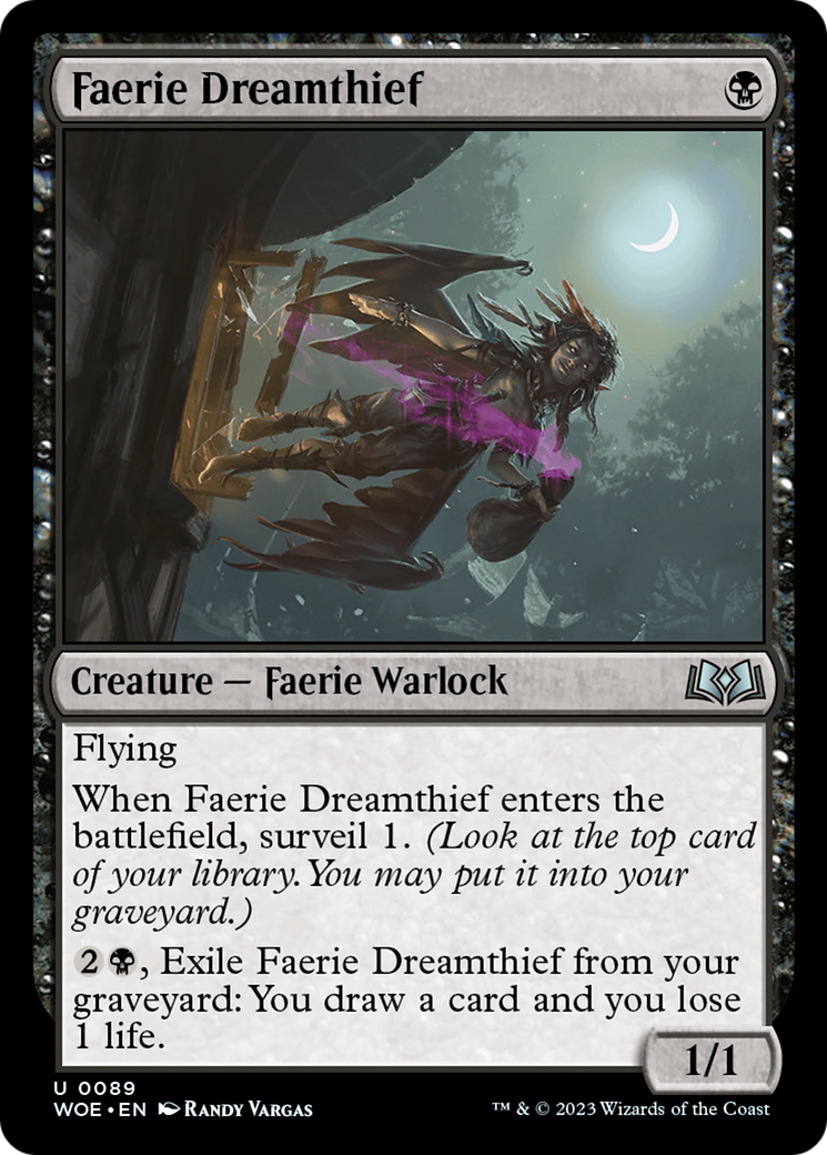 Faerie Dreamthief [Wilds of Eldraine]-1