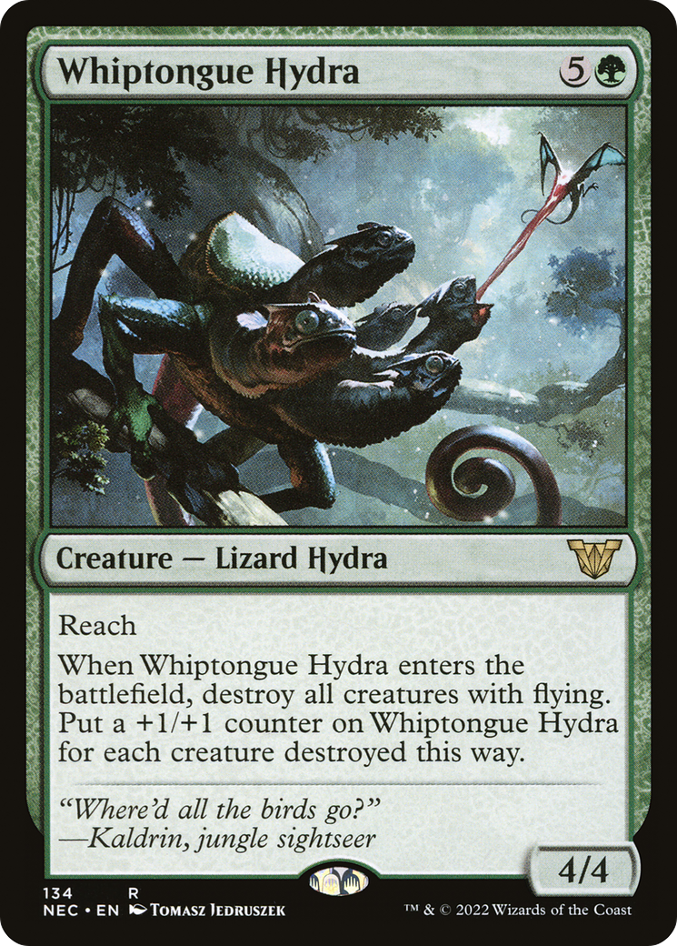 Whiptongue Hydra (NEC-134) - Neon Dynasty Commander-1