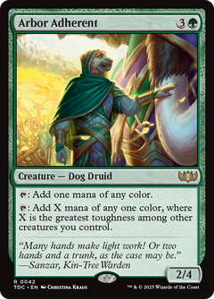 Arbor Adherent [Tarkir: Dragonstorm Commander]-1