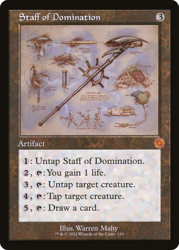 Staff of Domination (Retro Schematic) [The Brothers' War Retro Artifacts]-1