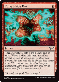 Turn Inside Out (DSK-160) - Duskmourn: House of Horror Foil-1