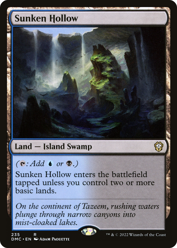 Sunken Hollow [Dominaria United Commander]-1