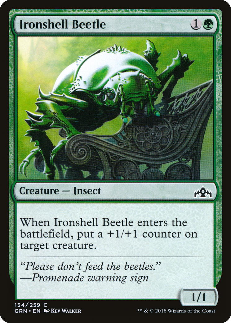 Ironshell Beetle [Guilds of Ravnica]-1