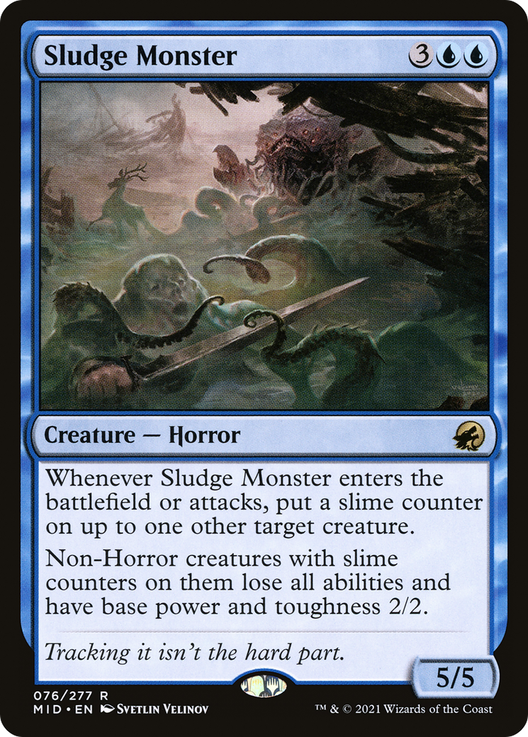 Sludge Monster [Innistrad: Midnight Hunt]-1