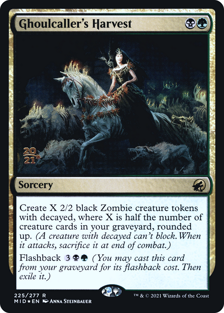 Ghoulcaller's Harvest [Innistrad: Midnight Hunt Prerelease Promos]-1