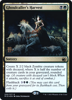 Ghoulcaller's Harvest [Innistrad: Midnight Hunt Prerelease Promos]-1