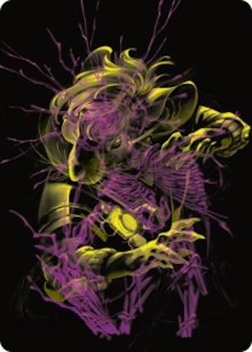 Nashi, Searcher in the Dark Art Card (43/54) [Duskmourn: House of Horror Art Series]-1