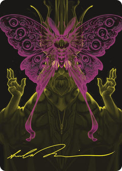 Victor, Valgavoth's Seneschal Art Card (44/54) (Gold-Stamped Signature) [Duskmourn: House of Horror Art Series]-1