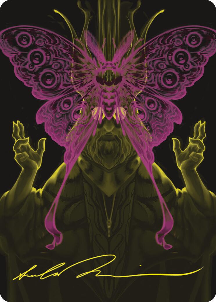 Victor, Valgavoth's Seneschal Art Card (44/54) (Gold-Stamped Signature) [Duskmourn: House of Horror Art Series]-1