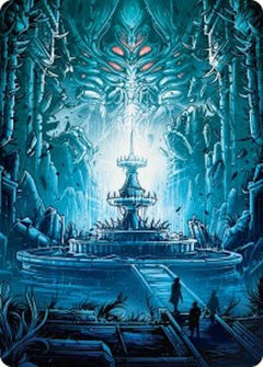 Island Art Card [Duskmourn: House of Horror Art Series]-1