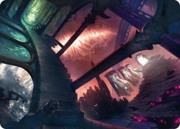 Terramorphic Expanse Art Card [Duskmourn: House of Horror Art Series]-1