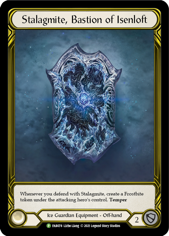 Stalagmite, Bastion of Isenloft (Golden) [FAB078] (Promo)  Cold Foil-1