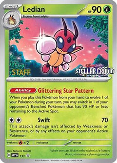 Ledian (133) (Staff Promo) [Scarlet & Violet: Black Star Promos]-1