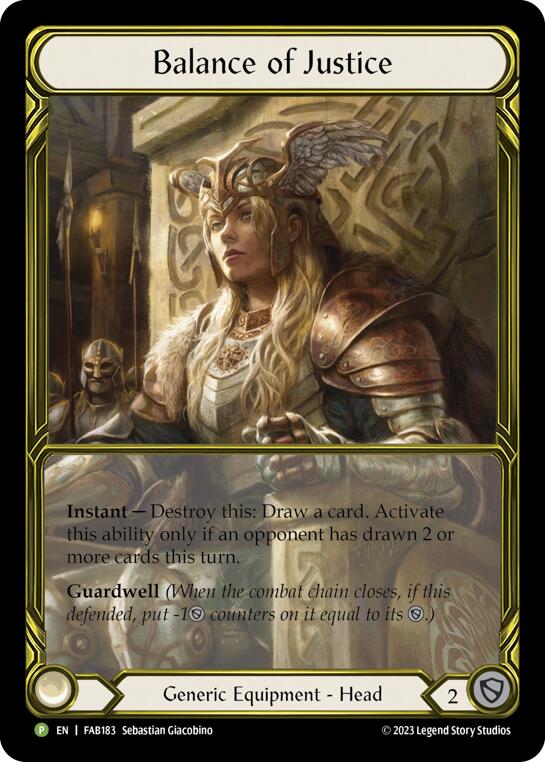 Balance of Justice [FAB183] (Promo)  Cold Foil-1