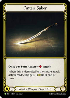 Cintari Saber [FAB184] (Promo)  Cold Foil-1