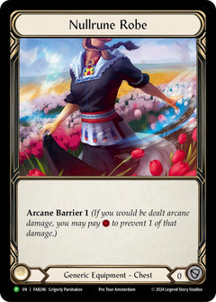 Nullrune Robe (Cold Foil) [FAB246] (Promo)  Rainbow Foil-1