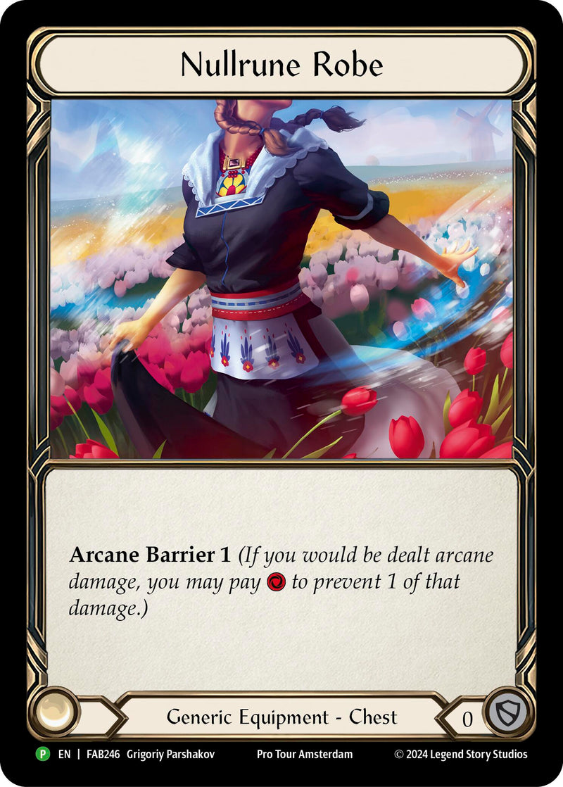 Nullrune Robe (Cold Foil) [FAB246] (Promo)  Rainbow Foil-1