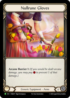 Nullrune Gloves (Cold Foil) [FAB247] (Promo)  Rainbow Foil-1