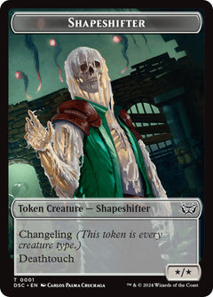 Shapeshifter // Insect (0022) Double-Sided Token [Duskmourn: House of Horror Commander Tokens]-1