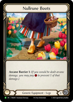 Nullrune Boots (Cold Foil) [FAB248] (Promo)  Rainbow Foil-1