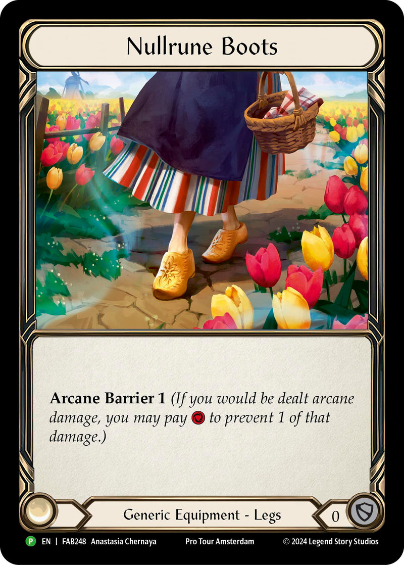 Nullrune Boots (Cold Foil) [FAB248] (Promo)  Rainbow Foil-1
