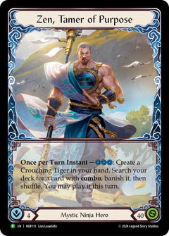 Zen, Tamer of Purpose (Cold Foil) [HER115] (Promo)  Rainbow Foil-1