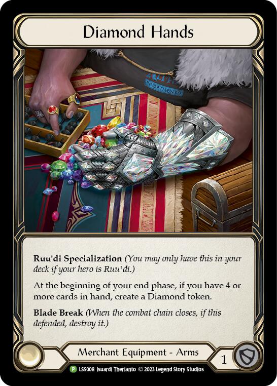 Diamond Hands (Cold Foil) [LSS008] (Promo)  Rainbow Foil-1