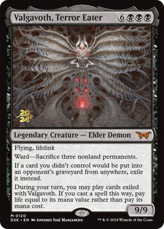 Valgavoth, Terror Eater [Duskmourn: House of Horror Prerelease Promos]-1