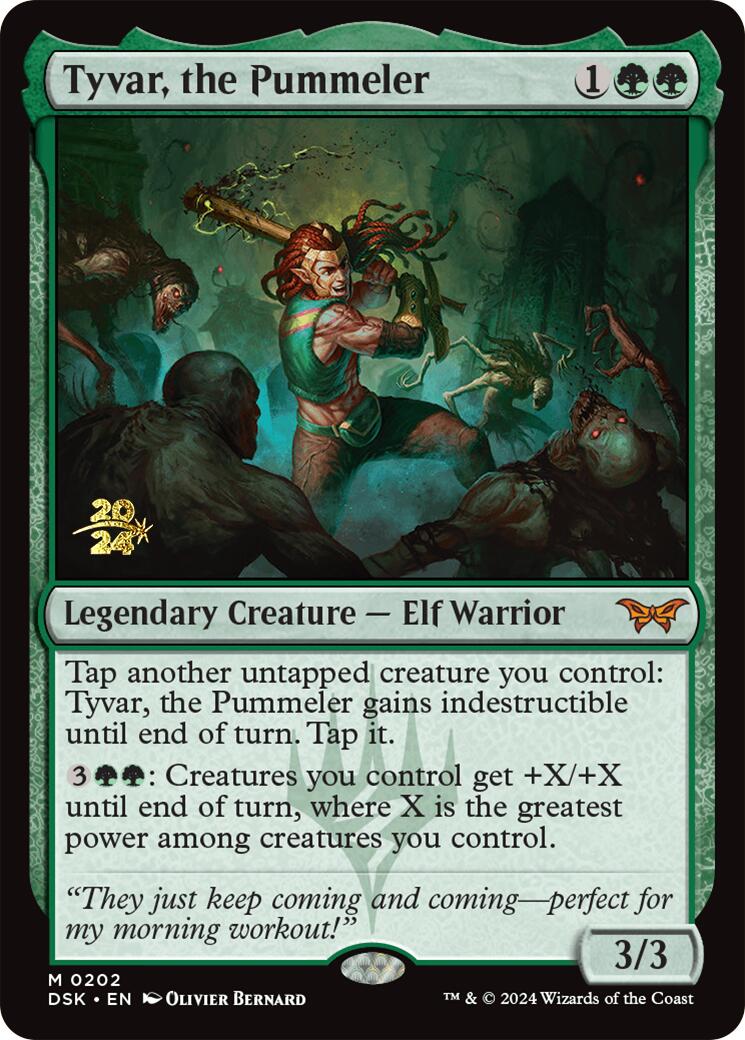 Tyvar, the Pummeler [Duskmourn: House of Horror Prerelease Promos]-1