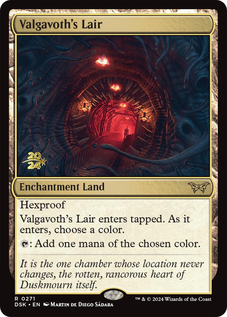 Valgavoth's Lair [Duskmourn: House of Horror Prerelease Promos]-1