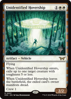 Unidentified Hovership (Promo Pack) [Duskmourn: House of Horror Promos]-1