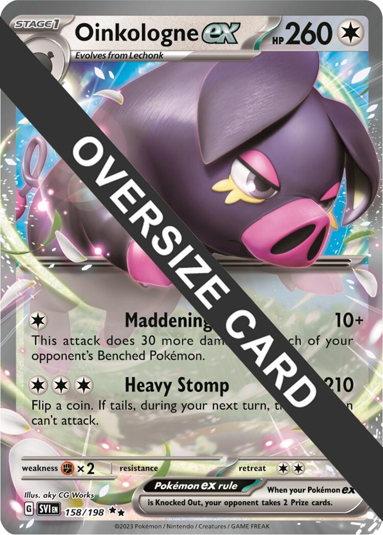 Oinkologne ex (158/198) (Jumbo Card) [Scarlet & Violet: Black Star Promos]-1
