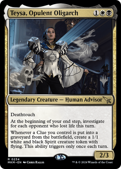 Teysa, Opulent Oligarch (Promo Pack) [Murders at Karlov Manor Promos]-1