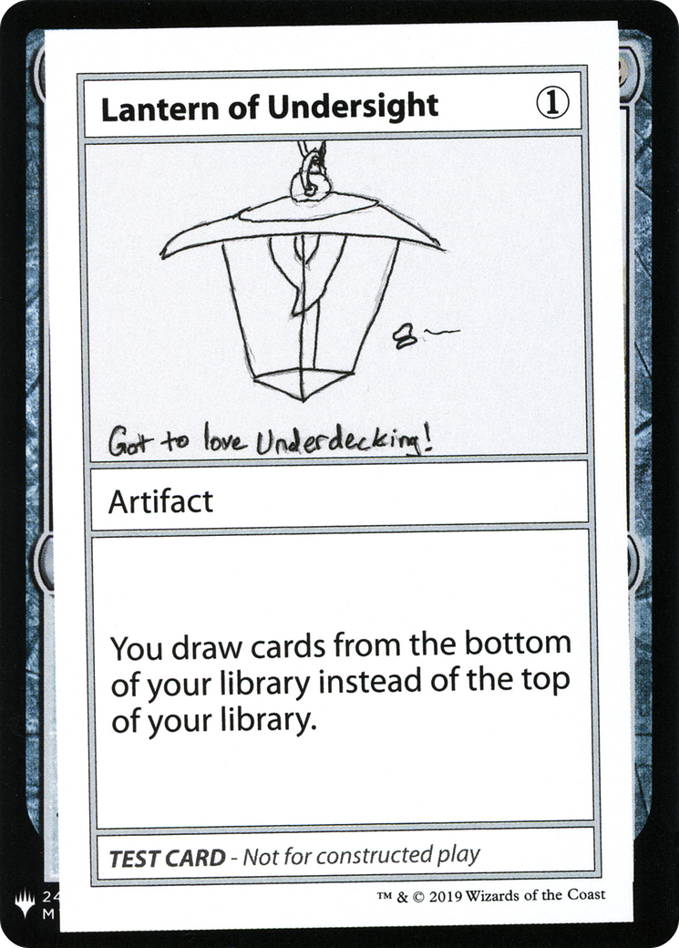 Lantern of Undersight [Mystery Booster Playtest Cards]-1