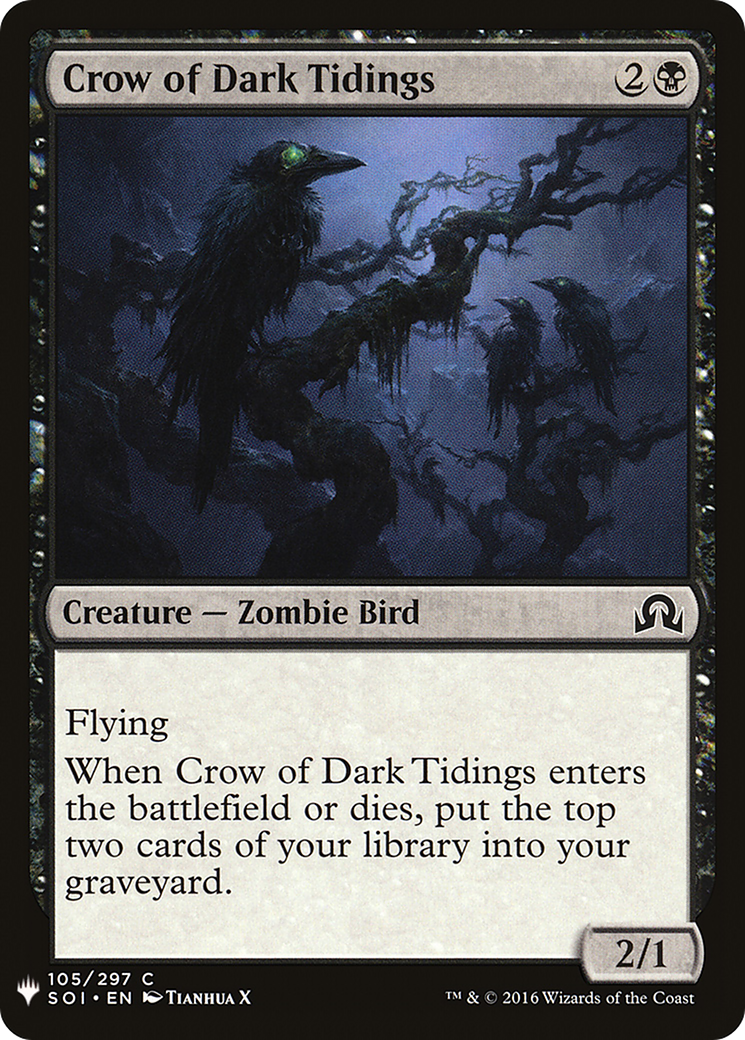 Crow of Dark Tidings [Mystery Booster]-1