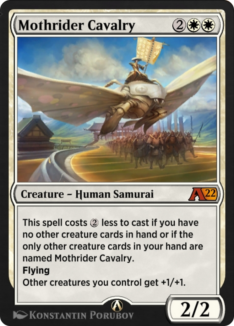 Mothrider Cavalry (YNEO-005) - Alchemy: Kamigawa-1